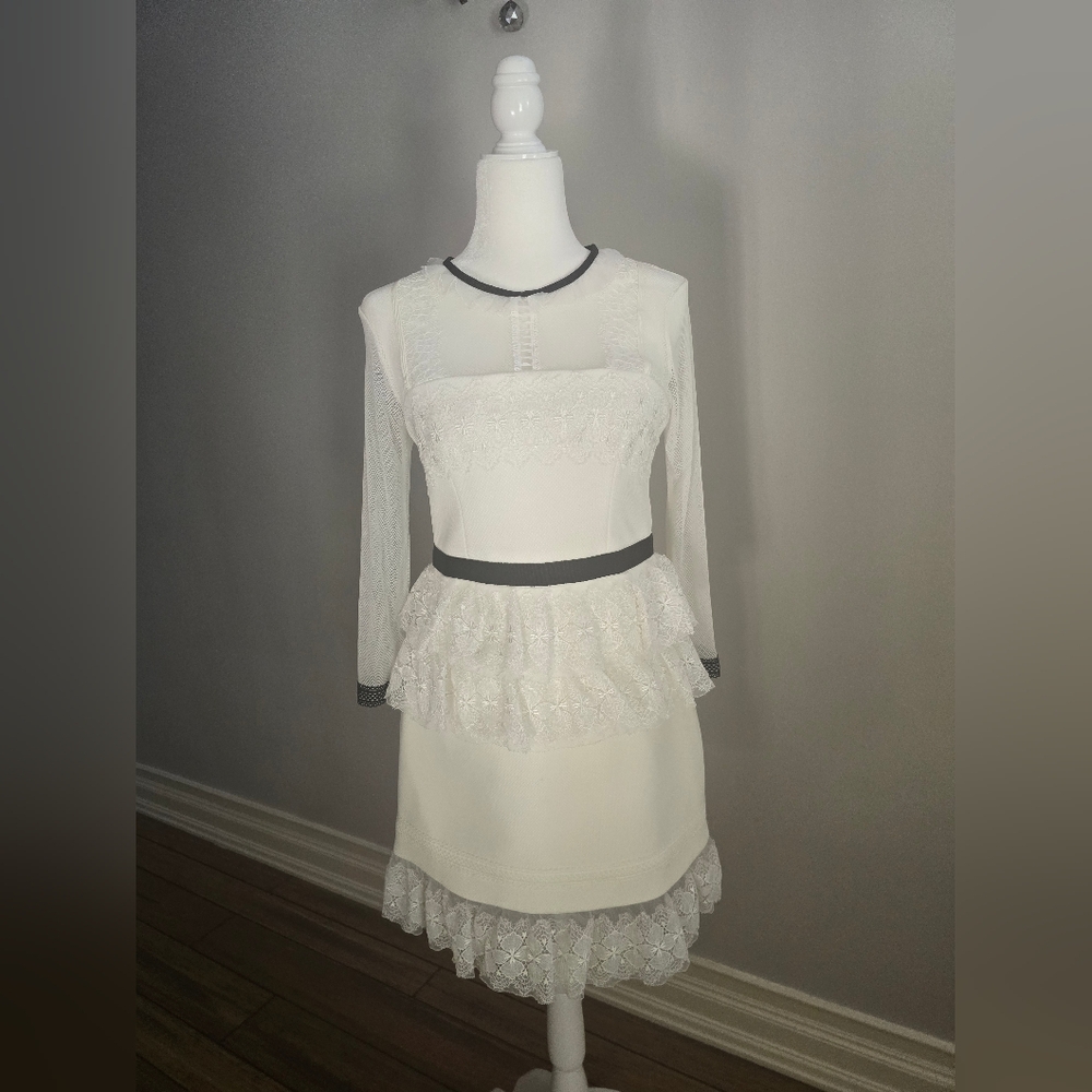Three Floor Ivory Dress